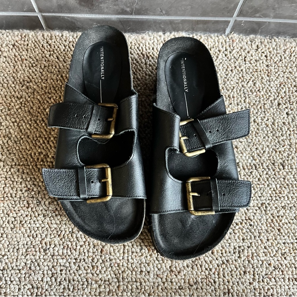 Intentionally Blank x Free People Rule Breaker Platform sandals size 38